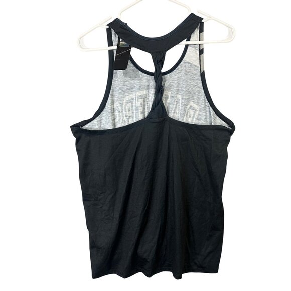 NFL Team Apparel Las Vegas Raiders Womens Size Large Tank Top Twisted Back NWT - Picture 4 of 11